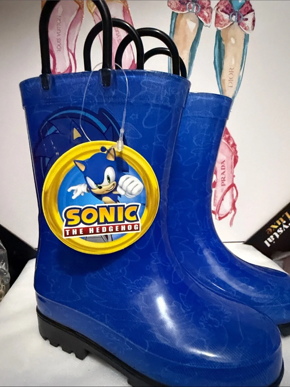 Kids Waterproof Rain Boots - Blue